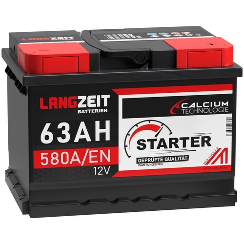 Autobatterie 12v 63ah langzeit - autobatterie,