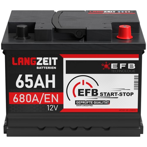 Langzeit efb batterie - langzeit, 65ah