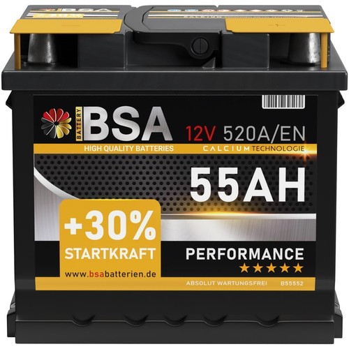 Autobatterie 55ah 12v - 12v, 520a/en