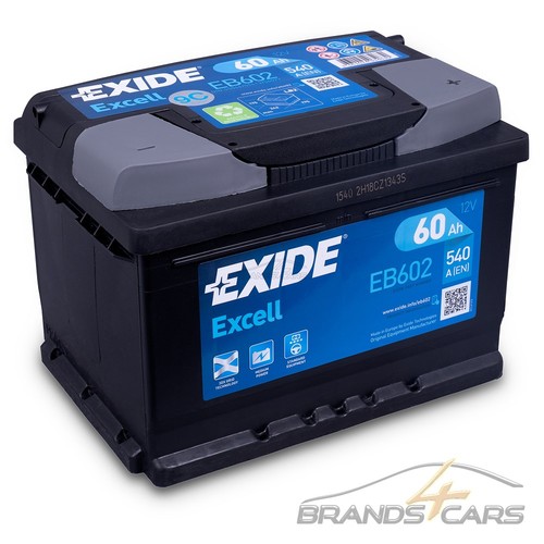 Exide autobatterie 12v 60ah - 12v,
