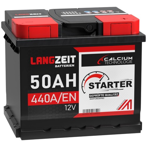 Autobatterie 50ah 12v - 50ah, langzeit