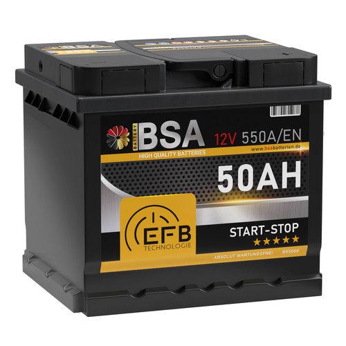 Efb batterie 50ah 12v - 50ah, 550a/en