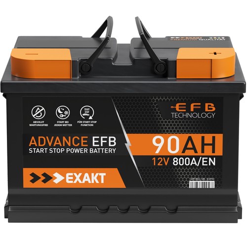 Exakt efb autobatterie 90ah - autobatterie,