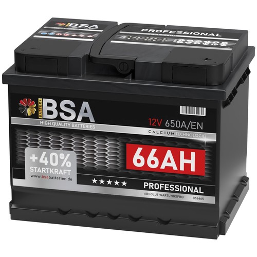 Bsa autobatterie 66ah 12v - bsa,