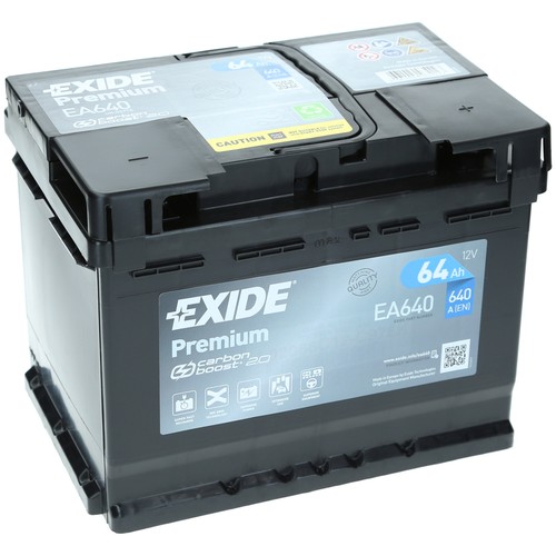 Exide premium ea640 - exide, 64ah
