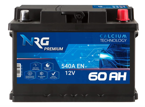 Nrg autobatterie 60ah 12v - nrg,