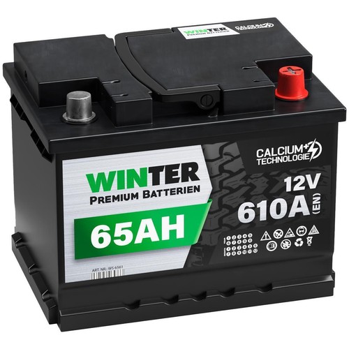 Autobatterie 65ah 12v - 12v, winter
