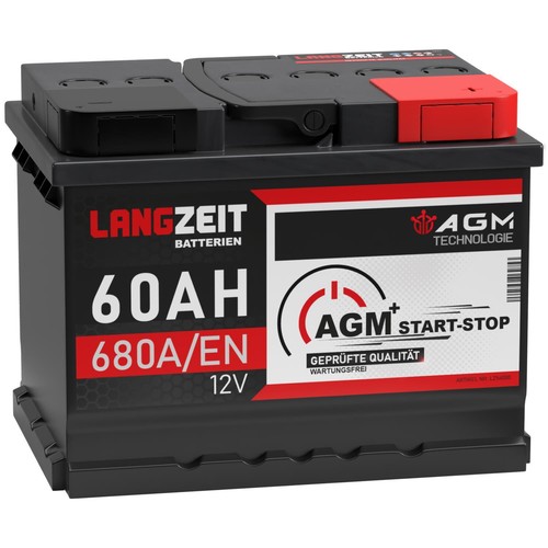 Langzeit agm batterie - langzeit, 60ah
